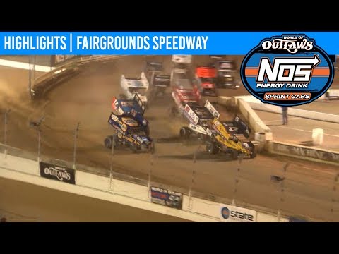 World of Outlaws NOS Energy Drink Sprint Cars Fairgrounds Speedway, May 31, 2019 | HIGHLIGHTS