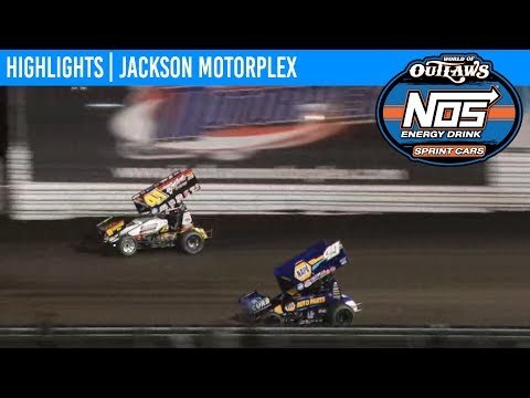 World of Outlaws NOS Energy Drink Sprint Cars Jackson Motorplex, June 27, 2019 | HIGHLIGHTS