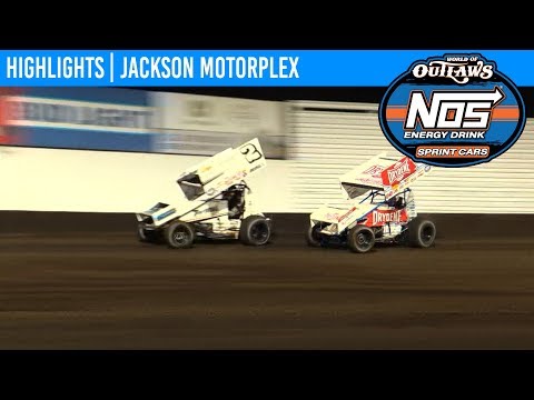 World of Outlaws NOS Energy Drink Sprint Cars Jackson Motorplex, June 28, 2019 | HIGHLIGHTS