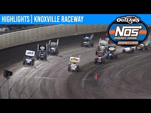 World of Outlaws NOS Energy Drink Sprint Cars Knoxville Raceway, June 14, 2019 | HIGHLIGHTS