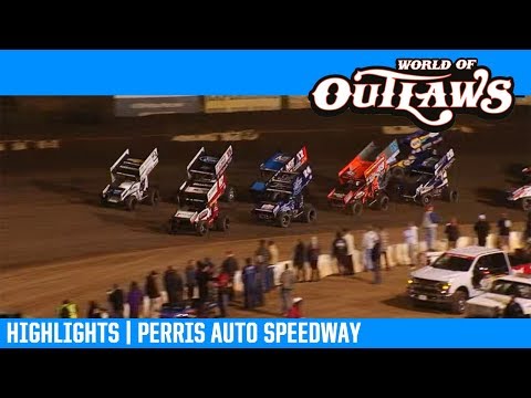 World of Outlaws NOS Energy Drink Sprint Cars Perris Auto Speedway March 30, 2019 | HIGHLIGHTS