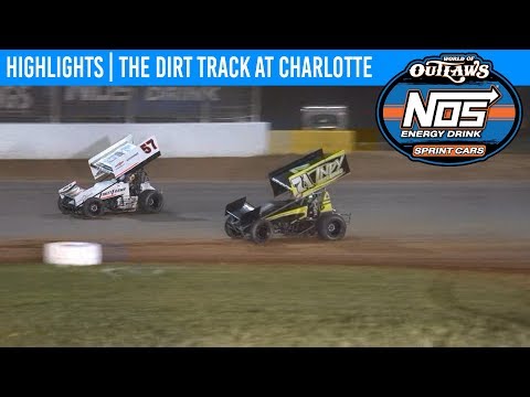 World of Outlaws NOS Energy Drink Sprint Cars The Dirt Track at Charlotte May 24, 2019 | HIGHLIGHTS