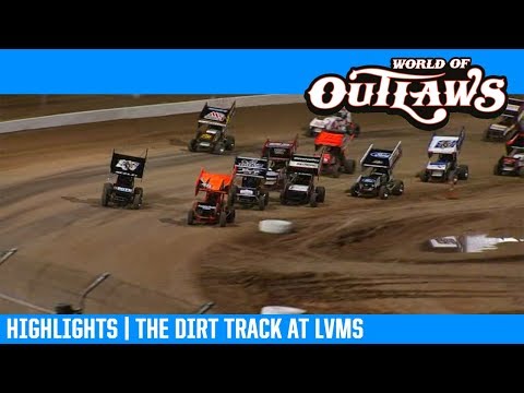 World of Outlaws NOS Energy Drink Sprint Cars the Dirt Track at LVMS February 27, 2019 | HIGHLIGHTS