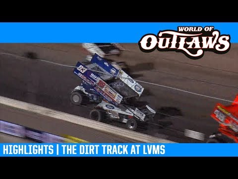 World of Outlaws NOS Energy Drink Sprint Cars the Dirt Track at LVMS February 28, 2019 | HIGHLIGHTS