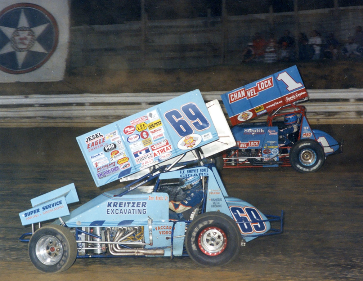 Don Kreitz Jr. and Sammy Swindell