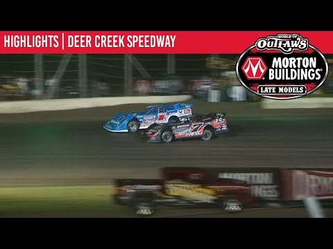 World of Outlaws Morton Buildings Late Models Deer Creek Speedway July 6, 2019 | HIGHLIGHTS