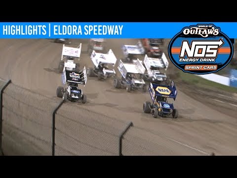 World of Outlaws NOS Energy Drink Sprint Cars Eldora Speedway, July 18th, 2019 | HIGHLIGHTS