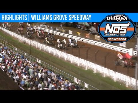 World of Outlaws NOS Energy Drink Sprint Cars Williams Grove Speedway, July 26th, 2019 | HIGHLIGHTS