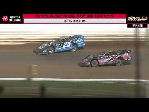 DIRTVISION REPLAYS | Port Royal Speedway August 17th, 2019