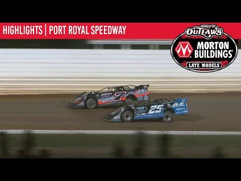 World of Outlaws Morton Buildings Late Models Port Royal Speedway, August 17th, 2019 | HIGHLIGHTS