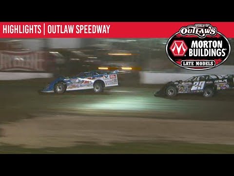 World of Outlaws Morton Buildings Late Models Outlaw Speedway, September 20th, 2019 | HIGHLIGHTS