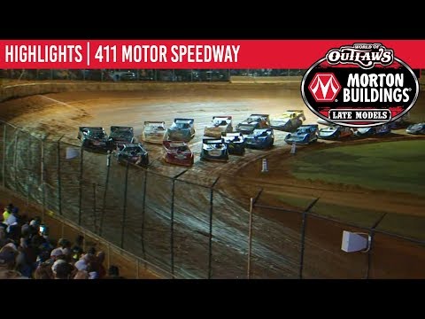 World of Outlaws Morton Buildings Late Models 411 Motor Speedway, October 5th, 2019 | HIGHLIGHTS