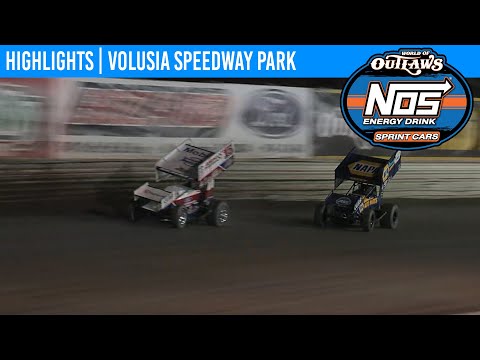 World of Outlaws NOS Energy Drink Sprint Cars Volusia Speedway Park, February 7th, 2020 | HIGHLIGHTS