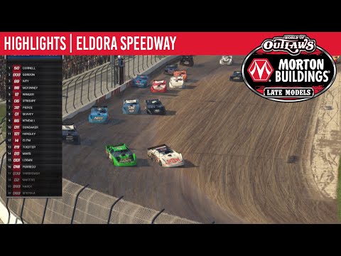 World of Outlaws Morton Buildings Late Models Eldora Speedway, April 27th, 2020 | HIGHLIGHTS