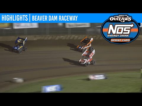 World of Outlaws NOS Energy Drink Sprint Cars Beaver Dam Raceway, June 6, 2020 | HIGHLIGHTS