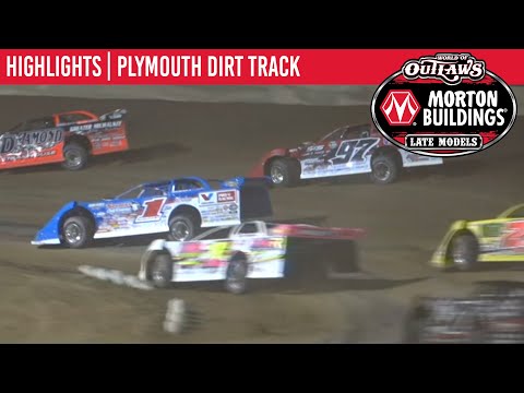 World of Outlaws Morton Buildings Late Models Plymouth Dirt Track, July 11, 2020 | HIGHLIGHTS