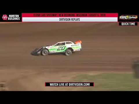 DIRTVISION REPLAYS | Cedar Lake Speedway August 6th, 2020