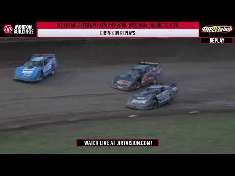 DIRTVISION REPLAYS | Cedar Lake Speedway August 8th, 2020