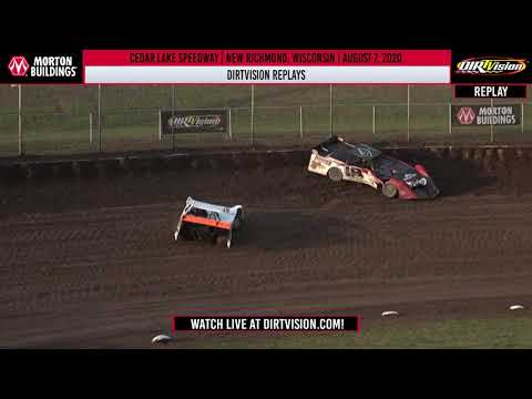 DIRTVISION REPLAYS | Cedar Lake Speedway August 7th, 2020