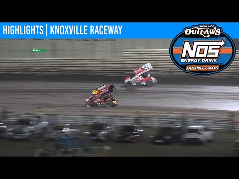 World of Outlaws NOS Energy Drink Sprint Cars Knoxville Raceway August 15, 2020 | HIGHLIGHTS