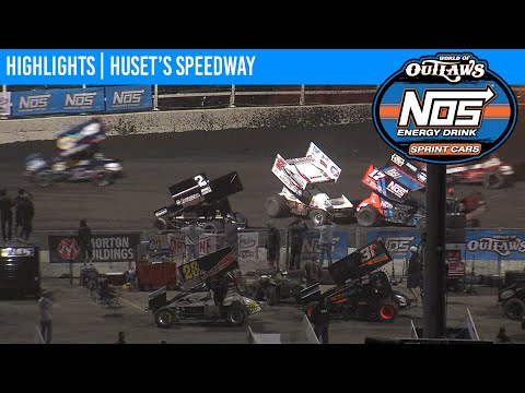 World of Outlaws NOS Energy Drink Sprint Cars Huset’s Speedway September 6, 2020 | HIGHLIGHTS