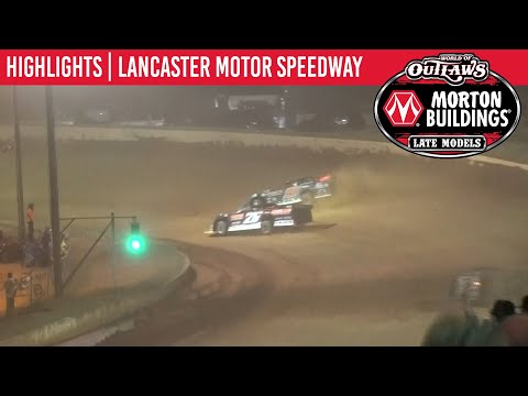 World of Outlaws Morton Buildings Late Models Lancaster Speedway September 5, 2020 | HIGHLIGHTS