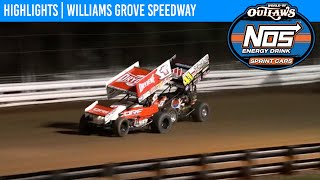 World of Outlaws NOS Energy Drink Sprint Cars Williams Grove Speedway October 3, 2020 | HIGHLIGHTS