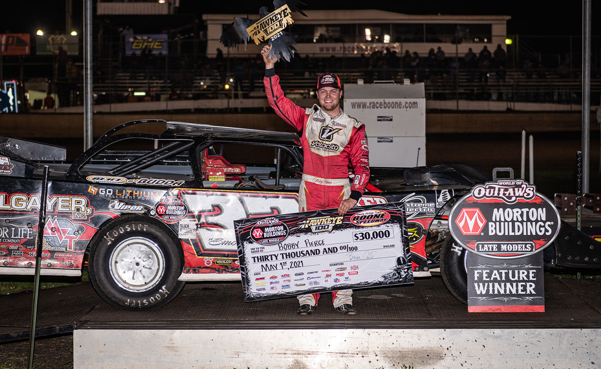 Bobby Pierce wins at Boone