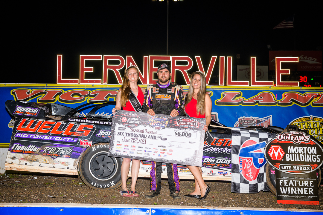 Brandon Overton wins at Lernerville