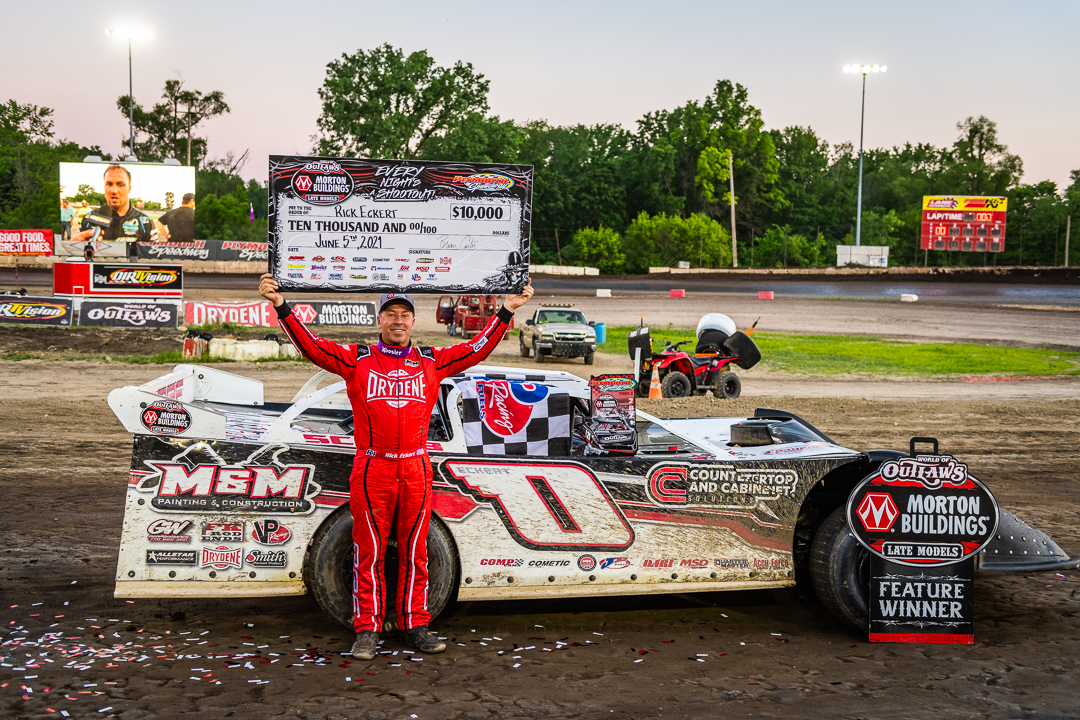 Rick Eckert wins at Plymouth