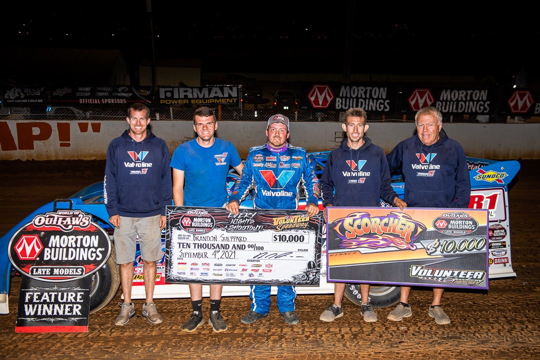 Sheppard wins at Volunteer Speedway