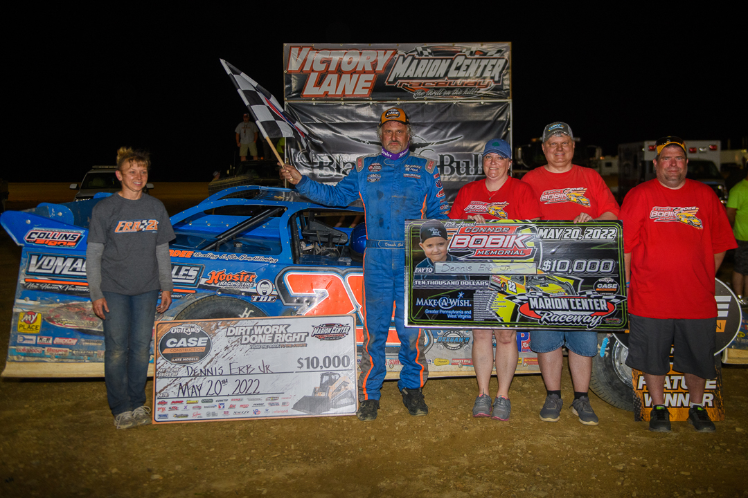 Dennis Erb Jr. wins at Marion Center Raceway