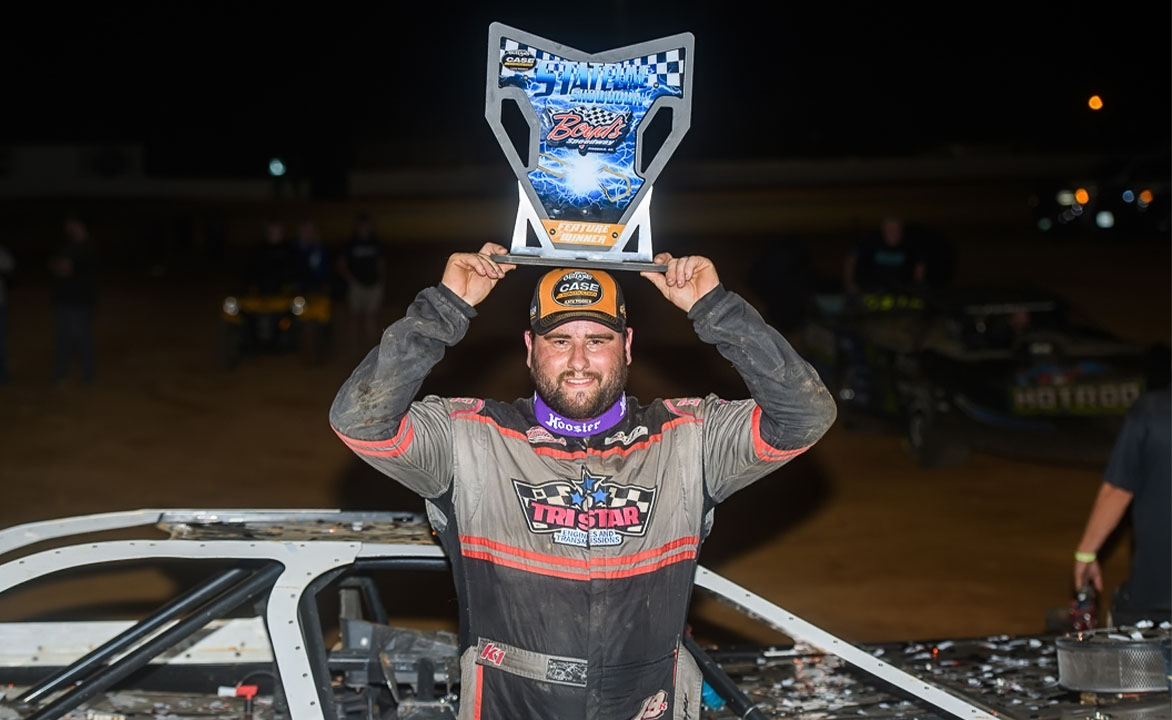 Ryan Gustin wins at Boyd's Speedway