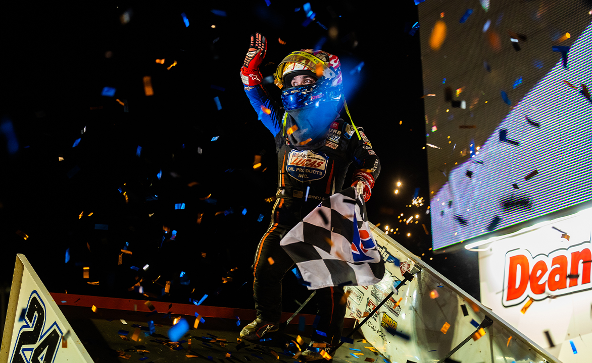 ONE FOR ONE: Rico Abreu Masters Lincoln for World of Outlaws Win in First Race of 2023; Carson Macedo Claims Spring Showdown Title