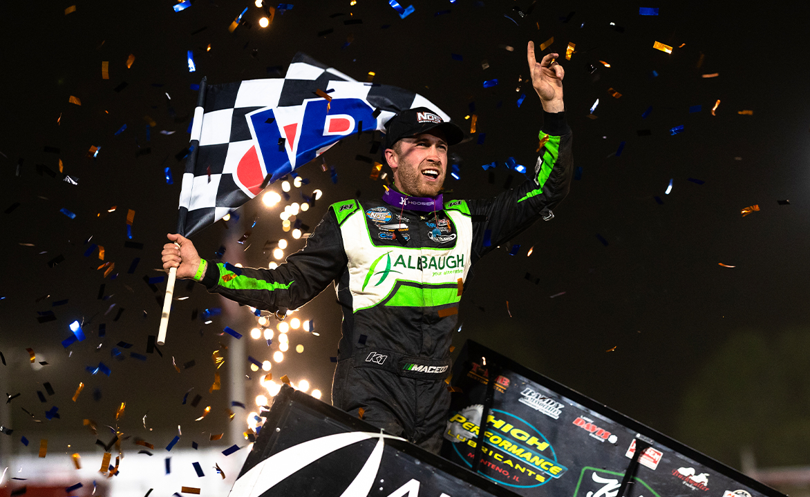 Carson Macedo Celebrating