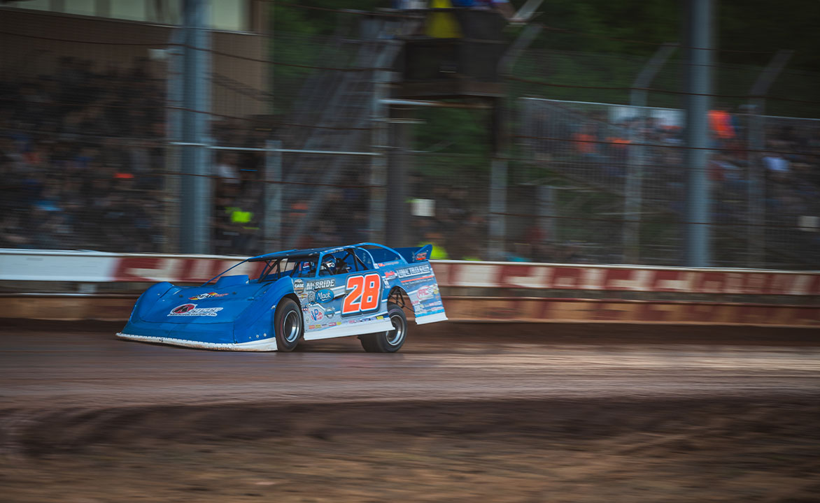 Dennis Erb Jr. at Sharon Speedway