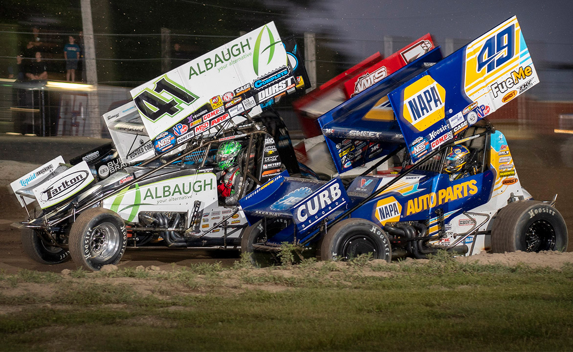 Carson Macedo races Brad Sweet