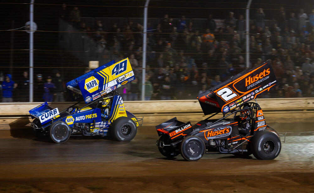 David Gravel races under Brad Sweet