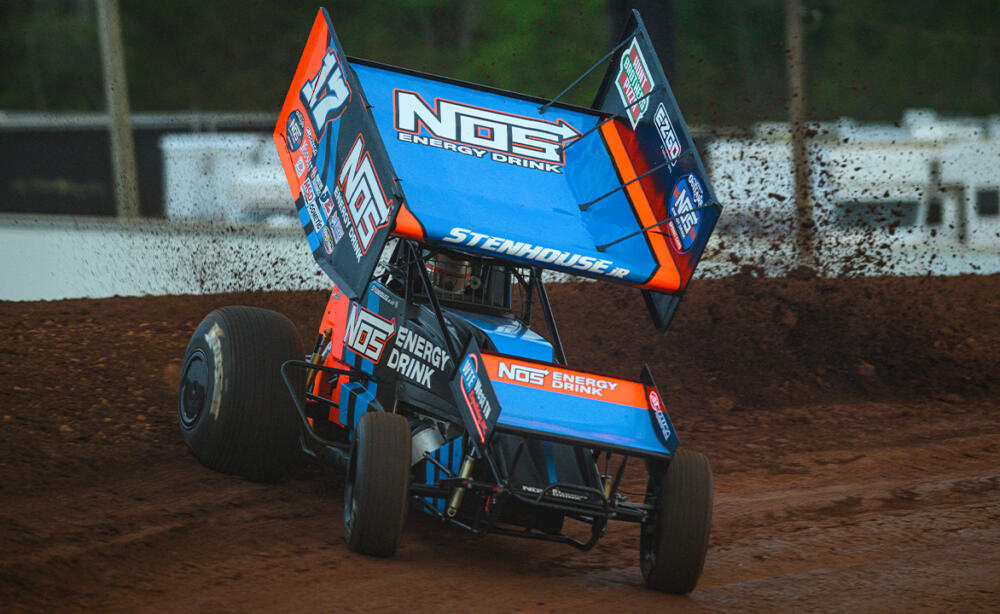 Ricky Stenhouse Jr. driving the NOS Energy Drink #17 Sprint Car