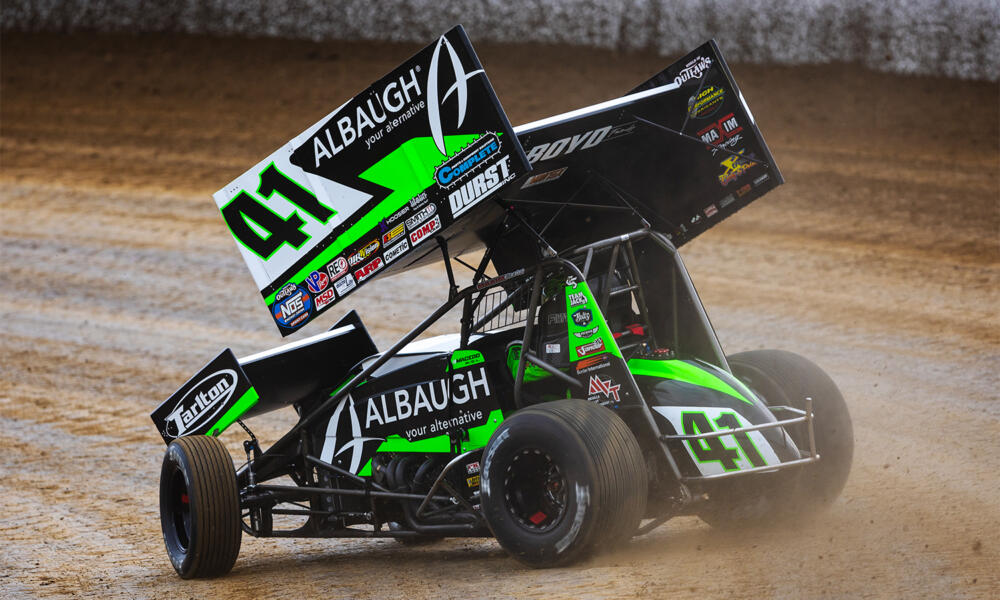 Carson Macedo driving the Jason Johnson Racing #41