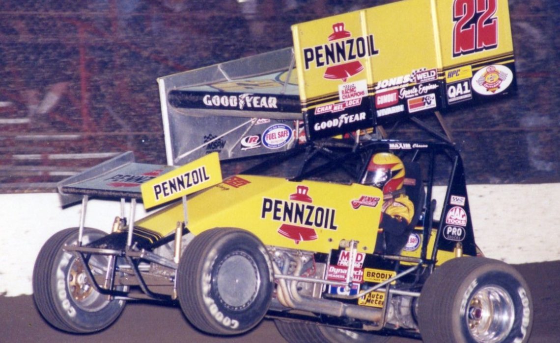 Haud in the Elden #22 on May 10, 1998 at Tri-State Speedway in Haubstadt, IN (Randy Jones photo)