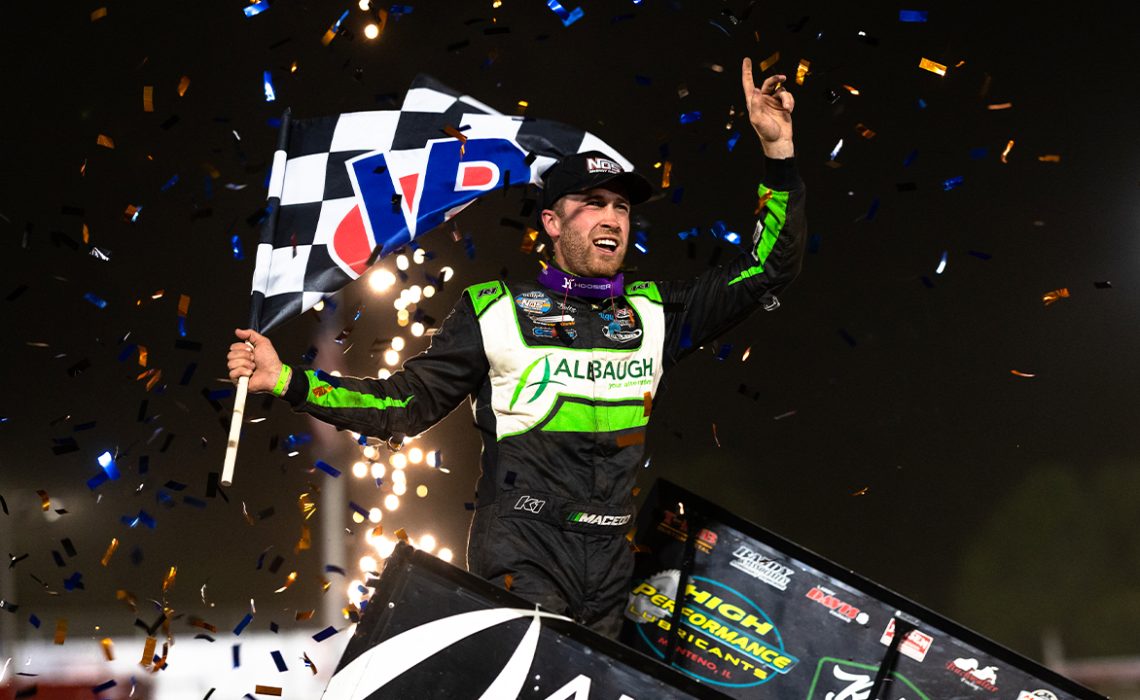 Carson Macedo Celebrating