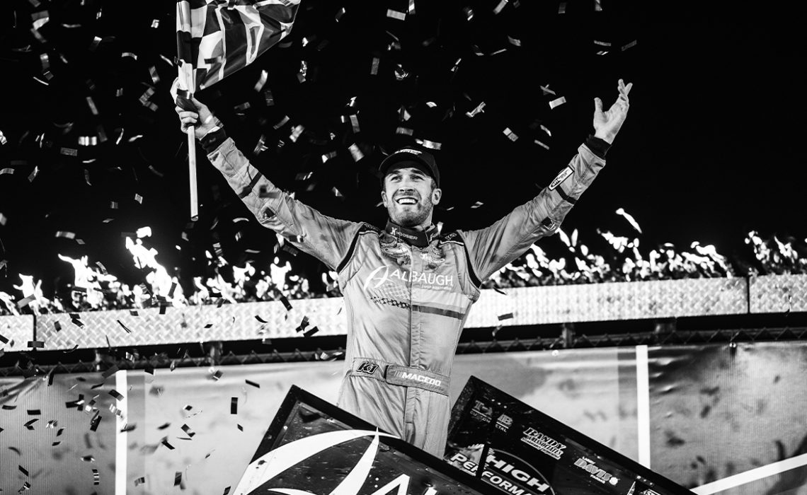 Carson Macedo Celebrates Eldora