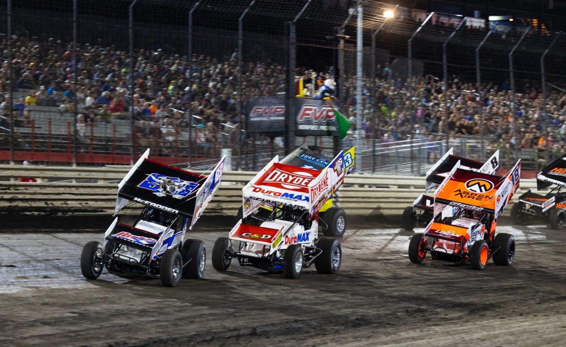 Knoxville Raceway green flag