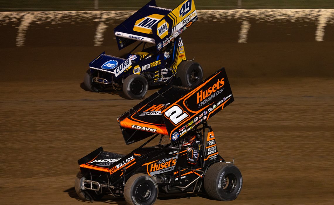 David Gravel races under Brad Sweet