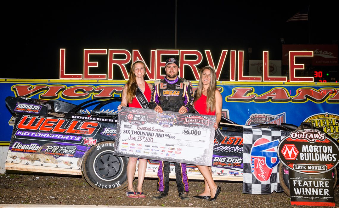 Brandon Overton wins at Lernerville