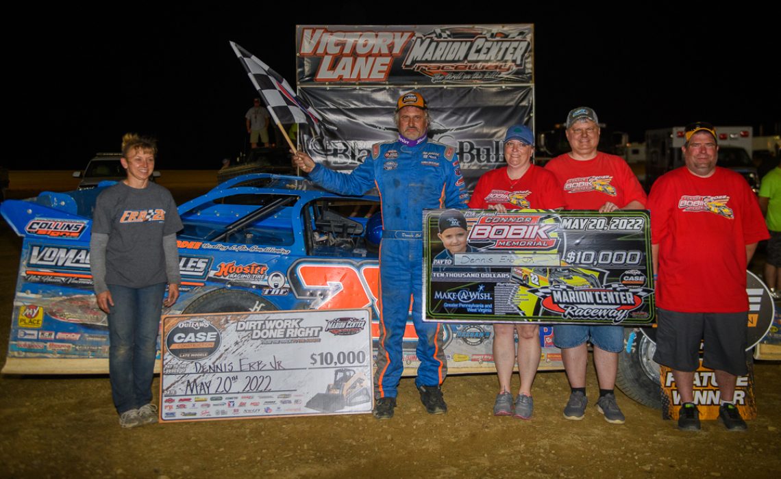 Dennis Erb Jr. wins at Marion Center Raceway