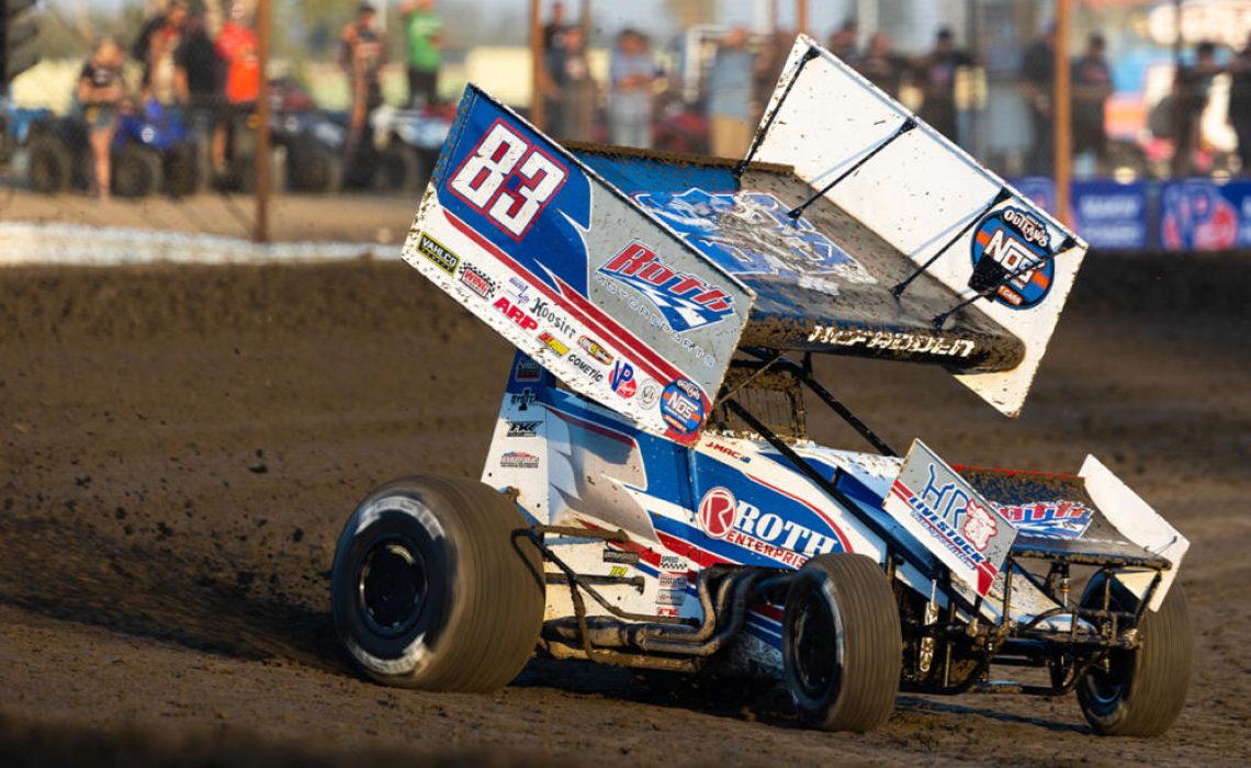 James McFadden racing at Kings Speedway