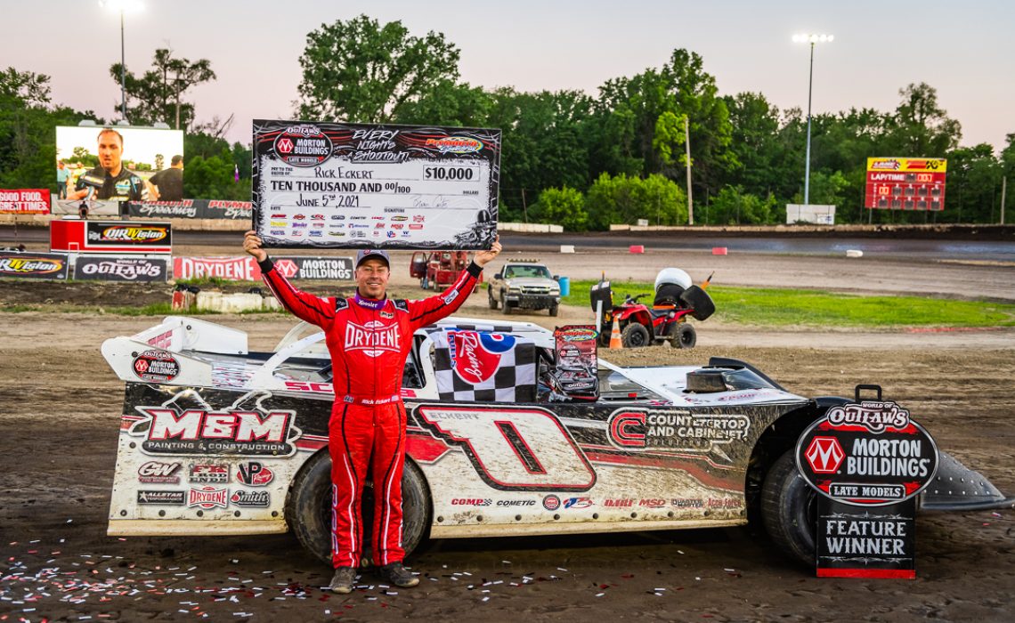 Rick Eckert wins at Plymouth