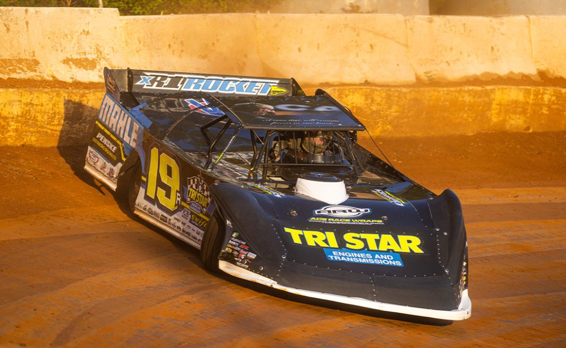 Ryan Gustin at 411 Motor Speedway